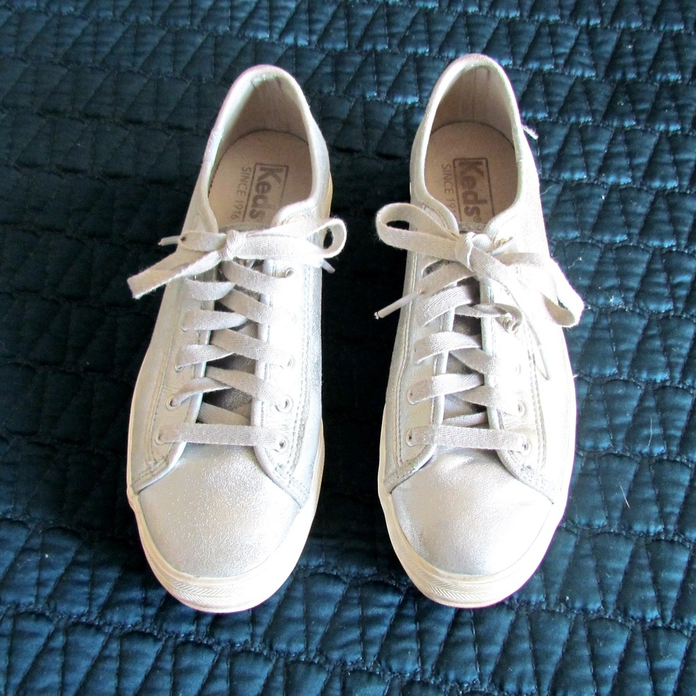 Keds Sneakers Metallic Silver Size 6.5